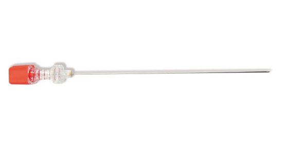 Spinal needle with Quincke bevel