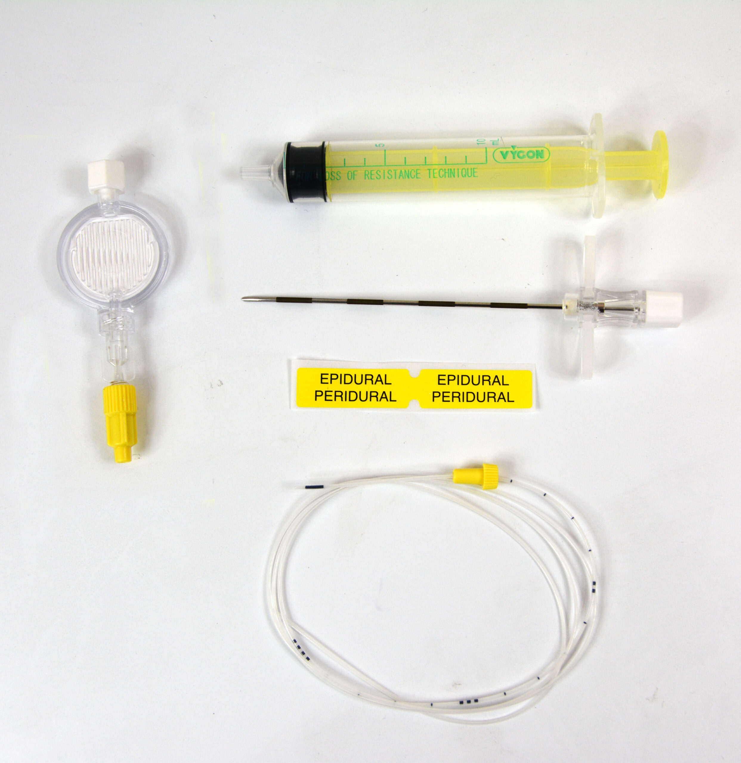 Kit (Peripur catheter + needle + filter + syringe)