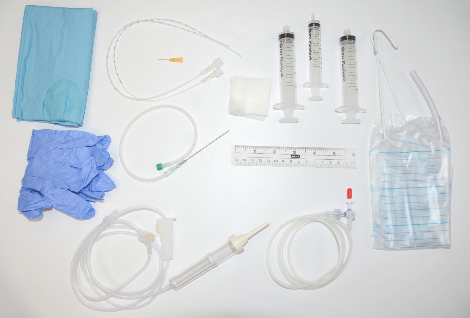 Exchange transfusion tray