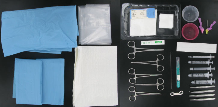 Placement pack for umbilical catheters