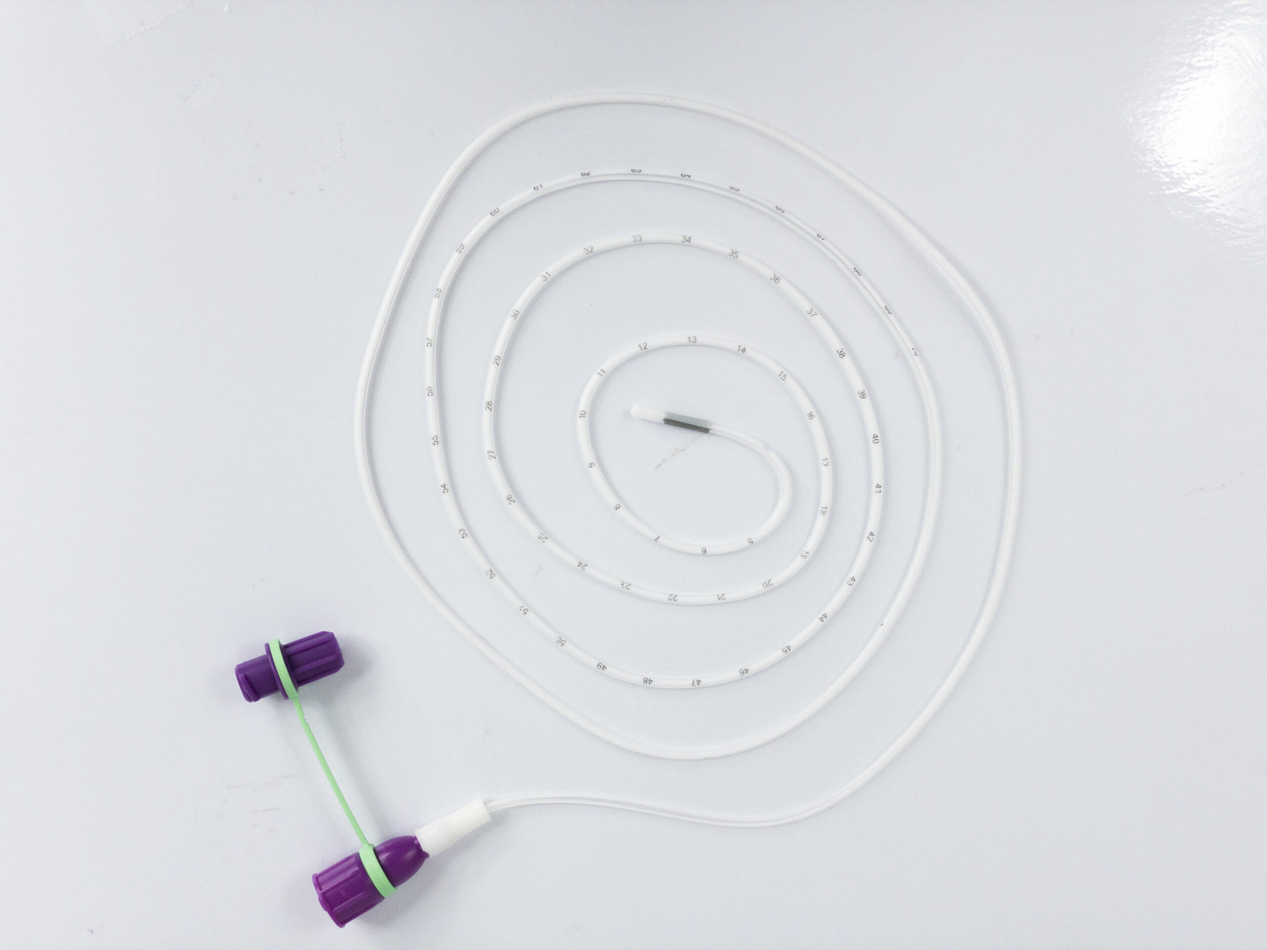 Nutrifit enteral feeding tube in silicone with weighted tip