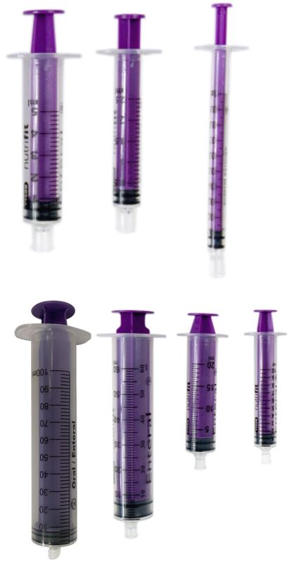 Nutrifit reusable enteral syringe